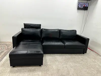 Selling IKEA leather sofa bed