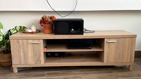 Tv Unit and 4 tier shelf