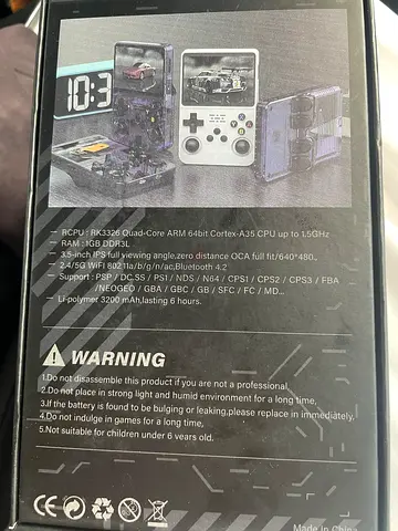 R36S handheld gaming emulator