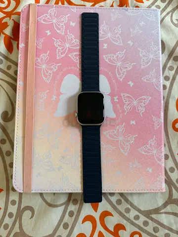 Apple Watch Series 7 45mm (Excellent Condition) with Black, White, and many other color bands
