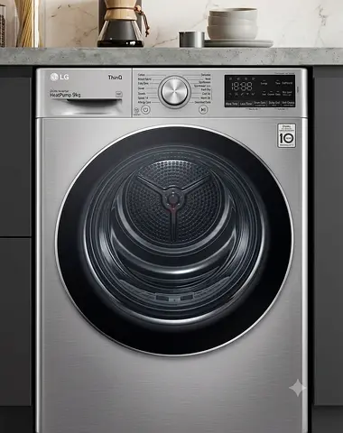 LG New Model 9kg Heat Pump Dryer – Energy-Efficient Drying | Premium Design