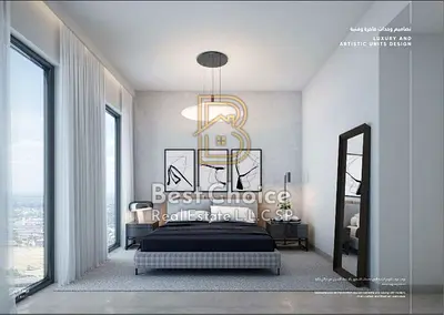 شقة فاخرة في الممشى / 3 غرف ماستر / غرفة خادمة / خطة سداد بعد التسليم / إطلالة مميزة |تملك حر لكل الجنسيات