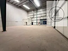 3 warehouses next to each other, 10,000 square feet, 50 kilowatts of electricity.