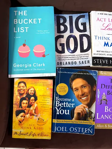 Collection of Fiction and Self Help Books