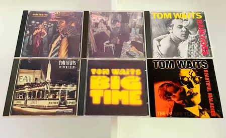 6 Tom Waits Music CD’s