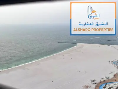 مش شقة عادية… دي إطلالة بحرية على كورنيش عجمان! غرفتين وصالة، 4 حمامات، غرفة خادمة ماستر وبلكونة، تكييف مركزي وصيانة على المالك، 48 ألف فقط.