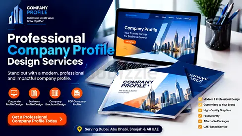 Professional Company Profile Design Services in UAE