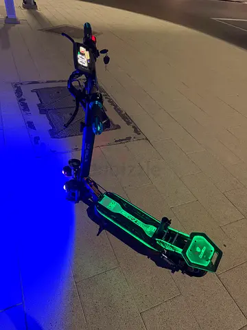 Electric Kick Scooter with LED Lights - Good Working Condition
