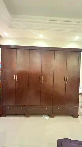 Custom made Wooden 6 - door Wardrobe