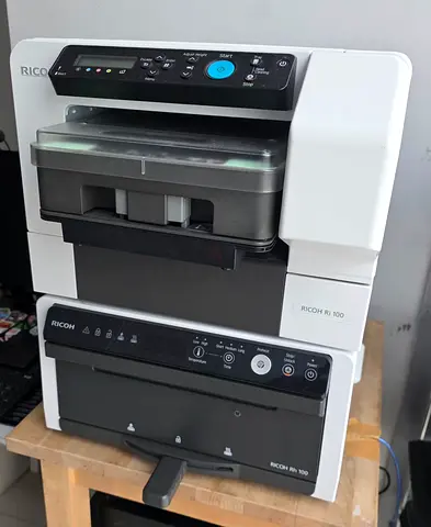 Ricoh Ri 100 Direct-to-Garment Printer - Good Working Condition with brand new set of ink