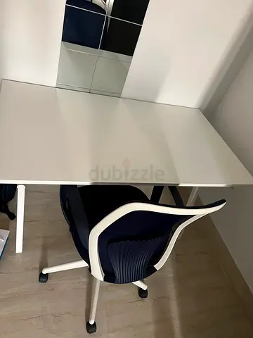 Desk and chair