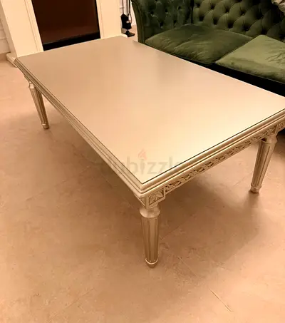 Elegant Champagne Gold Coffee Table