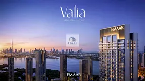 1BR at Valia – Creek Harbour’s Newest Luxury Landmark. Views, Wellness, Connectivity