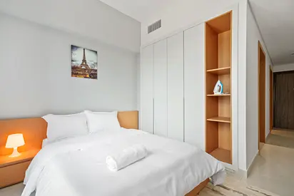 4500 including bills Hotel Serviced Fully Furnished studio apartment with balcony