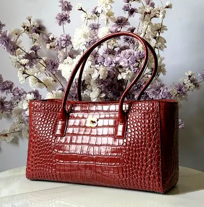 Chanel Crocodile-Embossed bag