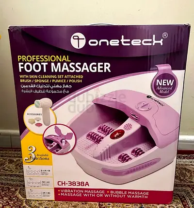 Oneteck Professional Foot Massager CH-3838A - Pink, New Model