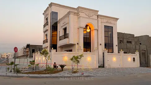 Corner Villa for Sale in Al Helio 2 | 7 Bedrooms | Private Pool | Fees Included