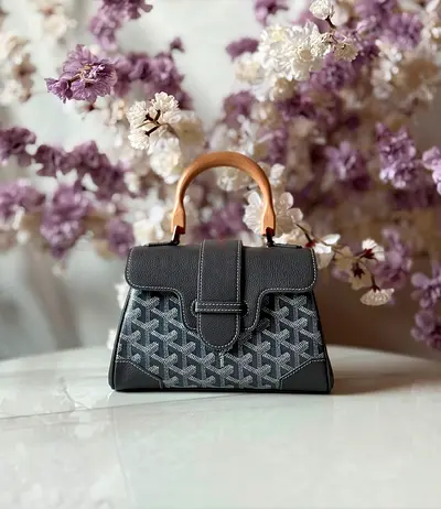 Goyardine canvas Mini souple bag