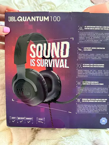 JBL Quantum 100 Wired Gaming Headset Brand New