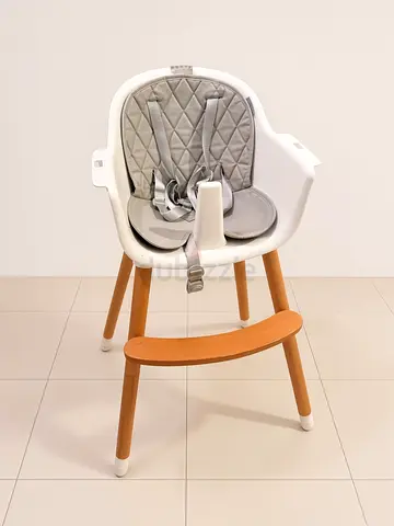 IKEA Antilop-style Baby High Chair with Cushion and Safety Harness