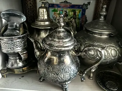Antique silver items and others