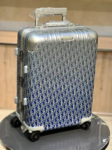 DIOR X RIMOWA CABBIN SUITCASE AlUMINIUM