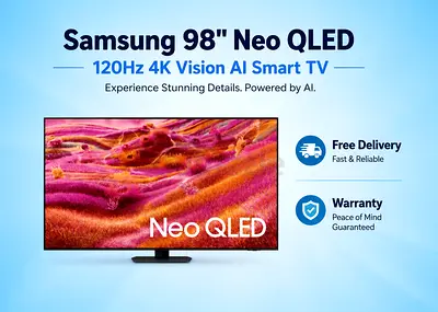 Samsung 98 Inch Neo QLED 120Hz 4K Vision AI Smart TV