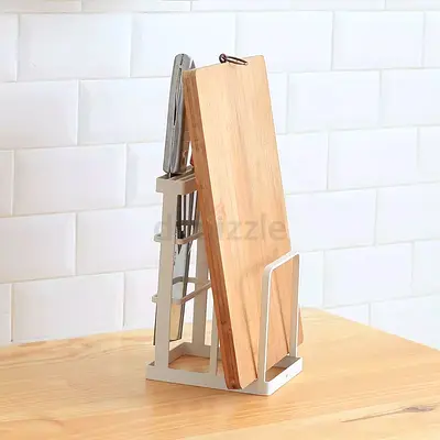 KITCHEN COUNTERTOP KNIFE AND CUTTING BOARD STORAGE, FOR CLEAN AND TIDY KITCHEN