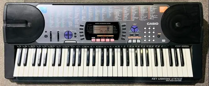 Casio CTK-620L Keyboard With Light System AED-320