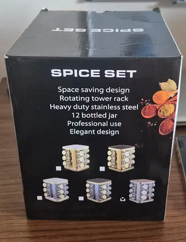 Beand New Spice set with 12 bottled jar