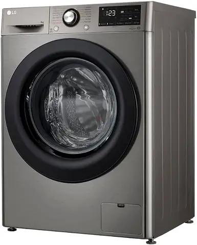 LG Front Load Washing Machine - 9kg, Inverter, Graphite Steel