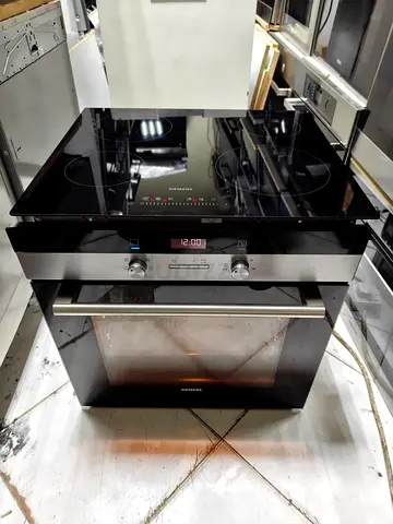 Siemens Built-in Electric Oven with Ceramic Hob set built-in integrated 60cm both