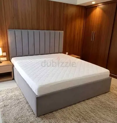 Brand new velvet Queen size bed with medical mattress available.
