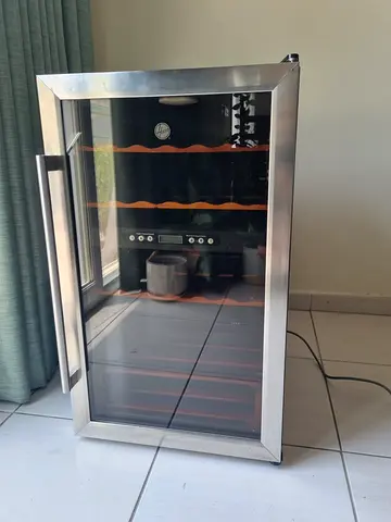 Stainless Steel Wine Cooler / Beverage Refrigerator - Working Condition