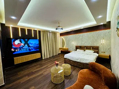 Luxury renovated studio / Horizon Towers Ajman / 750 sq ft / balcony / parking / fully furnished / ready to move / AED 325K