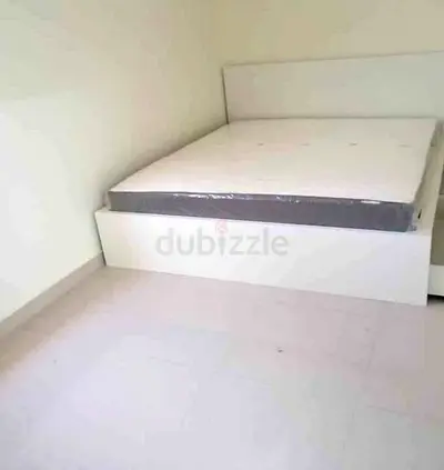 IKEA malam bed with mattress queen size bed