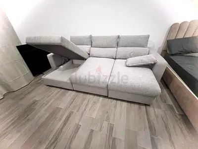 Excellent condition IKEA esklstuna Lshape sofa Bed with storage