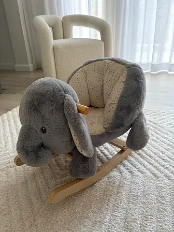 Plush Elephant Rocker for Toddlers - pottery barn