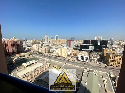 استوديو للإيجار السنوي – النعيمية تاور C، عجمان ✨ استوديو بمساحة كبيرة ومميزة  🌿 بلكونة بإطلالة مفتوحة