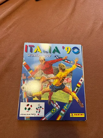 Panini stickers World Cup album 1990