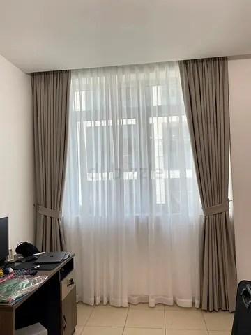 hand made febric curtains