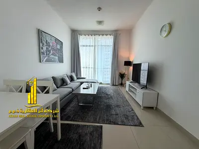 ✨ أفخم وارقى شقة غرفة وصالة للإيجار الشهري في كورنيش عجمان برج الاتحاد مقابل فندق باهي  ✨ استمتع بأرقى أسلوب حياة بإطلالة بحرية كاملة! شقة غرفة وصالة
