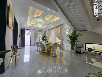 🏡 Furnished Villa for Sale in Al Yasmeen – Ajman | 5 Master Bedrooms | G+1+Roof | Fully Equipped