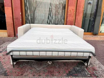 Italian Pull out Two Seater Seater sofa bed with mattress