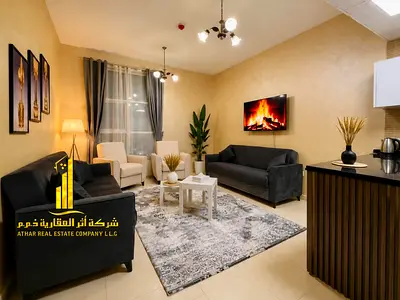 لراغبي الفخامة والتميز شقة فاخرة للايجار الشهري غرفة وصالة باطلالة مفتوحة مفروشة بالكامل باثاث راق جدا مع مطبخ مجهز بالكامل بأحدث الاجهزة ✨