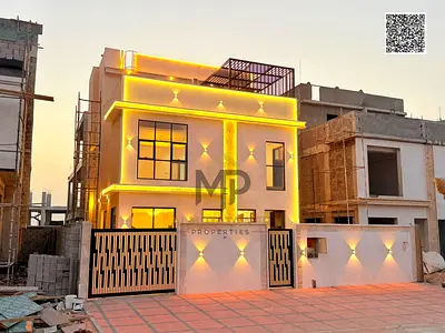 فيلا مودرن فاخرة مع مسبح للبيع في عجمان | 5 غرف ماستر | تملك حر