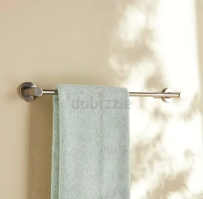 Wall Mounted Towel Bar - Stylish, space saving bathroom towel holder