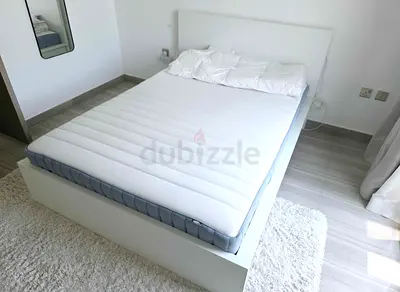 Ikea double bed Size 140×200 bed with mattress available in perfect condition