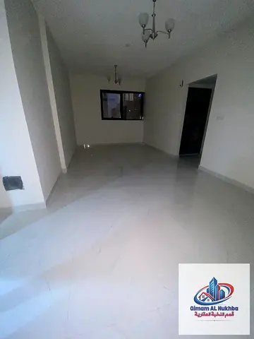 Brand-new 1BR in Al Taawun with park view, 2 baths, central AC & free parking. AED 40K.