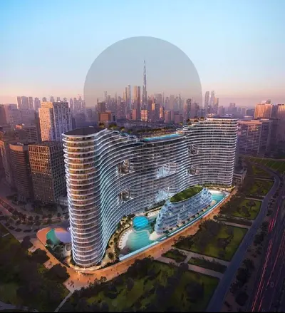 Exclusive 2BR | Binghatti Aquarise A | Stylish Living